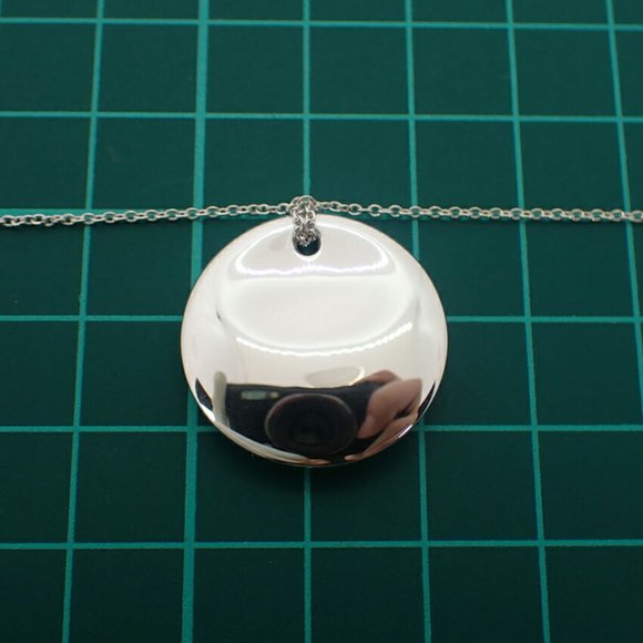 TIFFANY 925 circle pendant necklace - Picture 8 of 9